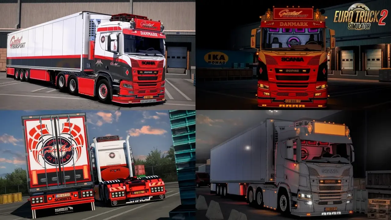 Scania R660 DANMARK + Trailer v1.3 (1.58.x) for ETS2