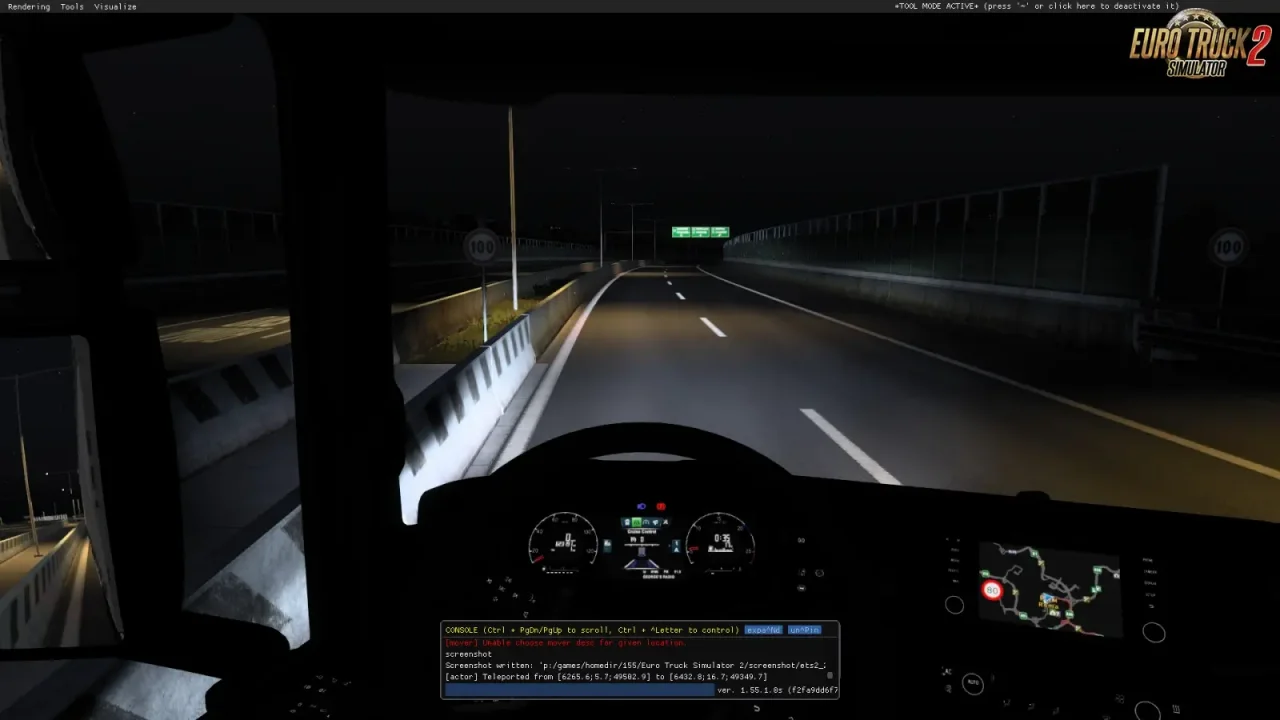 Reflective Road Markings v6.0 (1.59.x) for ETS2