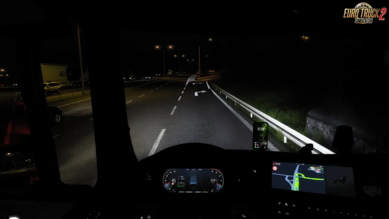 Reflective Road Markings v6.0 (1.59.x) for ETS2