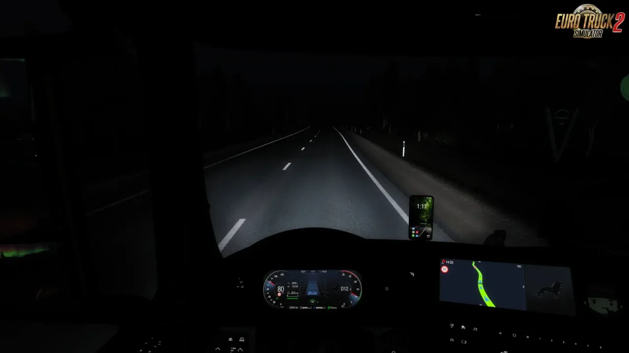 Reflective Road Markings v6.0 (1.59.x) for ETS2