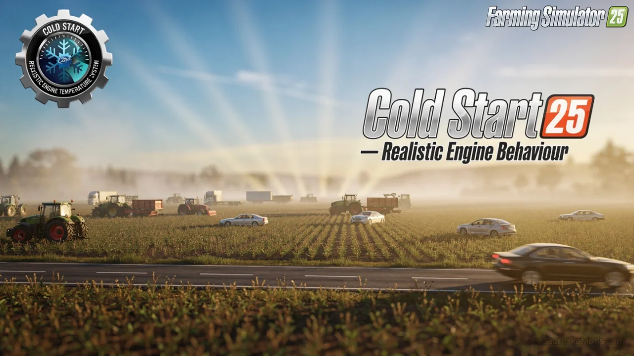 Cold Start – Realistic Engine Behaviour v1.0.0.3 for FS25 Cold Start – Realistic Engine Behaviour v1.0.0.3 for FS25