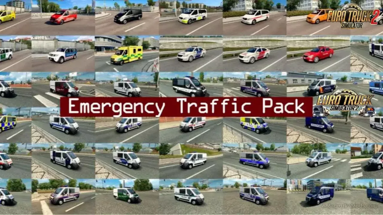 Emergency Traffic Pack v1.2.17 (1.59.x) for ETS2