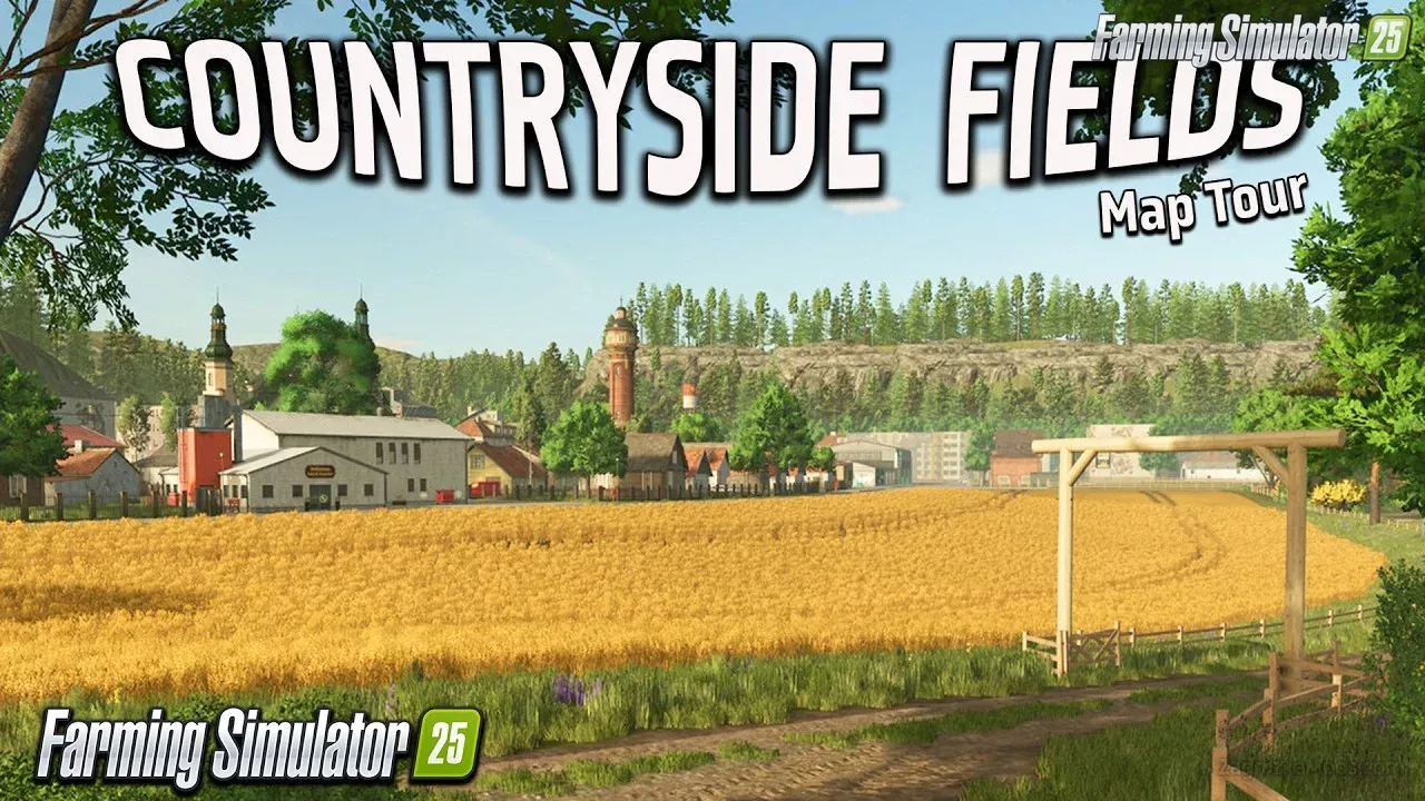 Countryside Fields Map v1.0.0.1 for FS25
