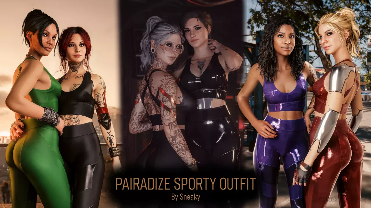 Pairadize Sporty Set v1.0 for CyberPunk 2077