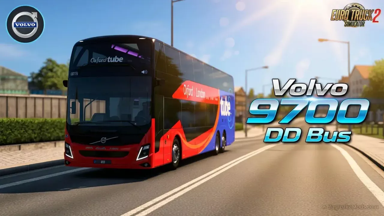 Volvo 9700 DD Bus + Interior v4.0 (1.59.x) for ETS2 Volvo 9700 DD Bus + Interior v4.0 (1.59.x) for ETS2