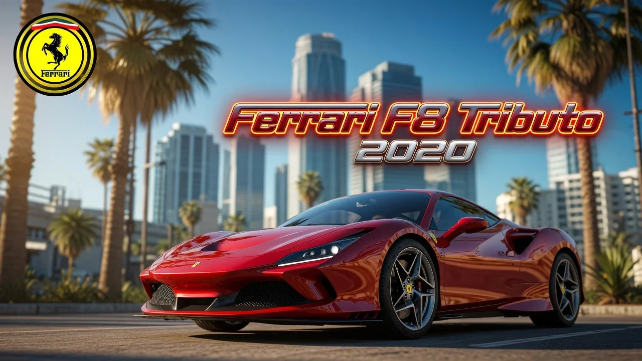 Ferrari F8 Tributo 2020 Reworked v1.0 for GTA 5 Ferrari F8 Tributo 2020 Reworked v1.0 for GTA 5