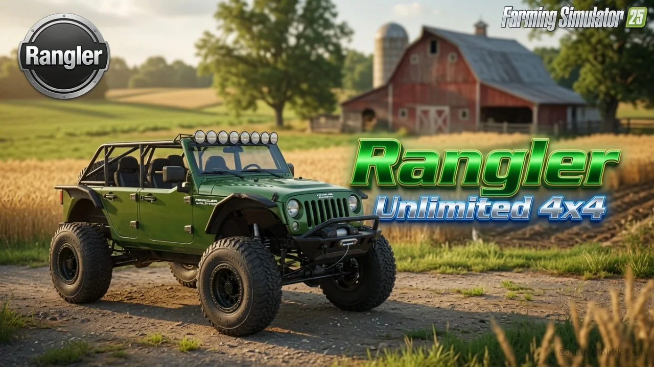 Rangler Unlimited 4x4 v1.0 for FS25 Rangler Unlimited 4x4 v1.0 for FS25