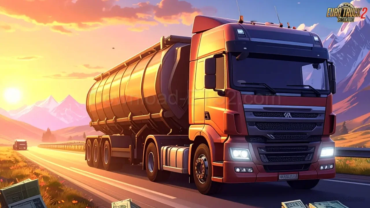 Unlimited Money & XP Mod v1.60 By KMR (1.60.x) for ETS2 Unlimited Money & XP Mod v1.60 By KMR (1.60.x) for ETS2