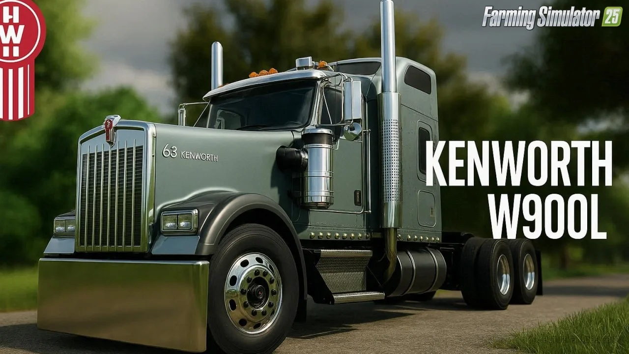 Kenworth W900L Truck v1.5 for FS25