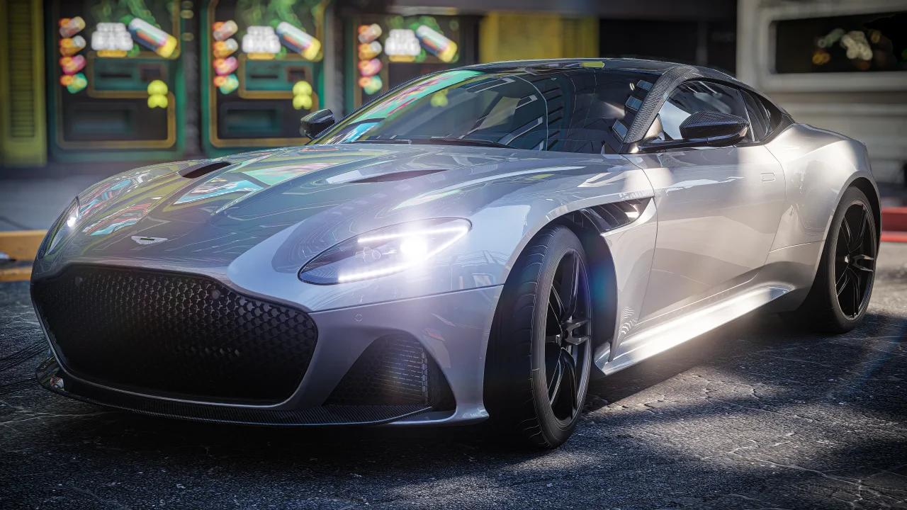 Aston Martin DBS Superleggera v2.0 for CyberPunk 2077
