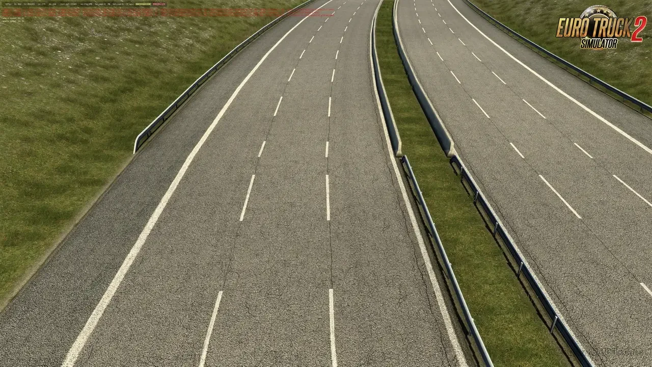Asphalt Improved Mod (2k + 4K) v1.5 (1.60.x) for ETS2 Asphalt Improved Mod (2k + 4K) v1.5 (1.60.x) for ETS2