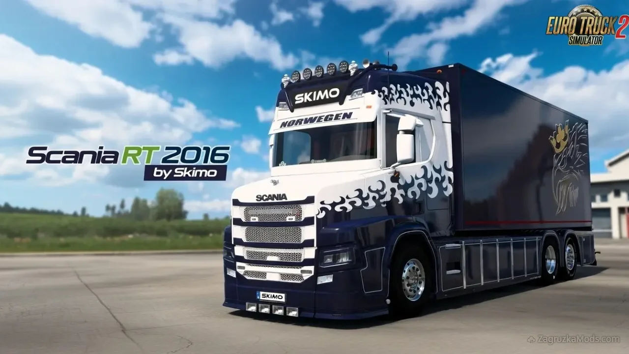 Scania RT 2016 + Interior v1.5 by Skimo (1.60.x) for ETS2 Scania RT 2016 + Interior v1.5 by Skimo (1.60.x) for ETS2