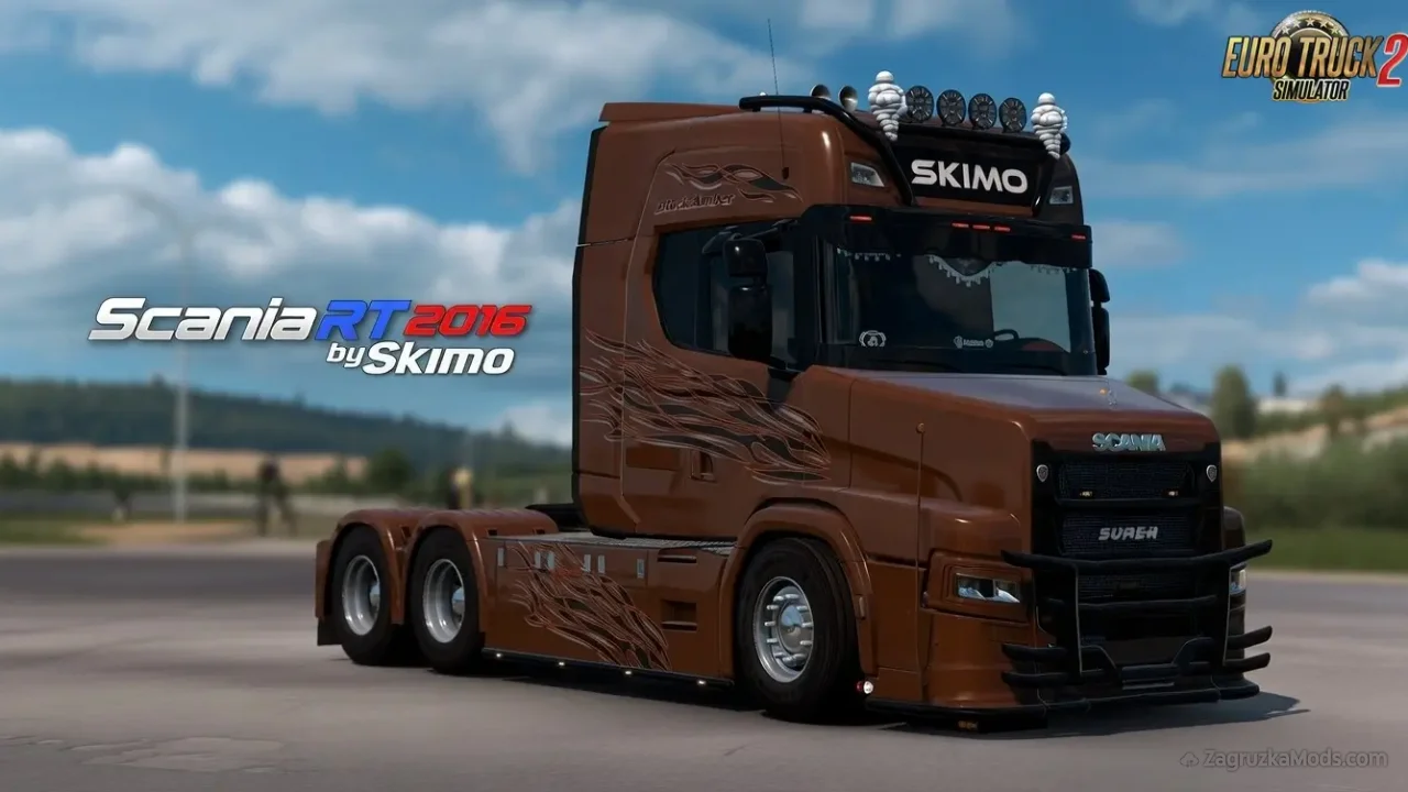 Scania RT 2016 + Interior v1.5 by Skimo (1.60.x) for ETS2 Scania RT 2016 + Interior v1.5 by Skimo (1.60.x) for ETS2