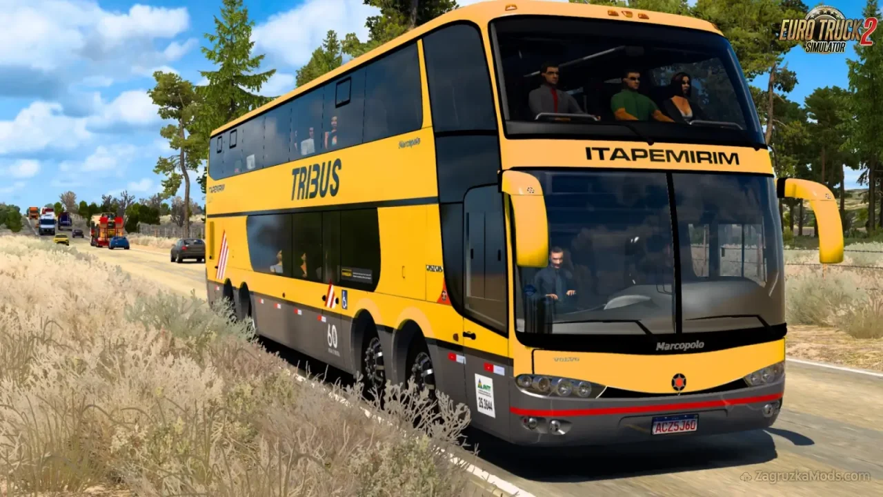 Marcopolo Paradiso G6 1800 Scania v1.60 (1.60.x) for ETS2 Marcopolo Paradiso G6 1800 Scania v1.60 (1.60.x) for ETS2