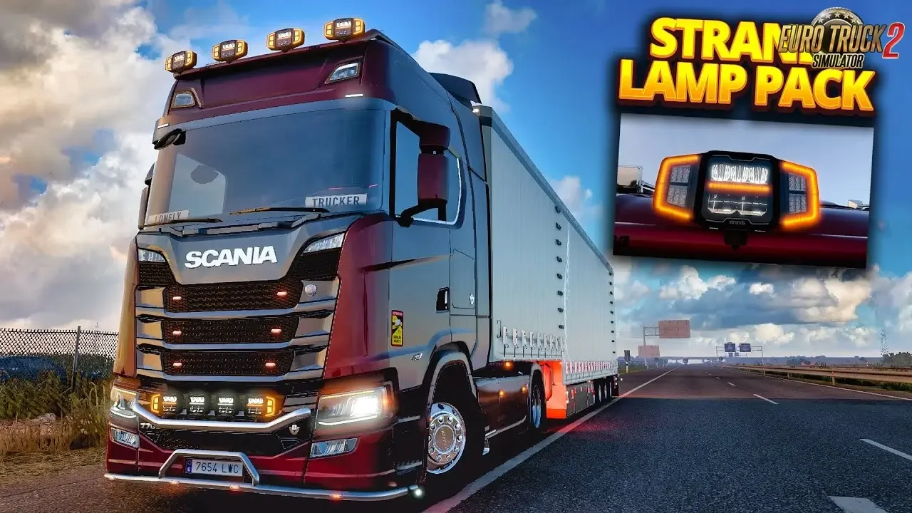 Strands HI-LO LED Lamp Pack v1.60 (1.60.x) for ETS2 Strands HI-LO LED Lamp Pack v1.60 (1.60.x) for ETS2