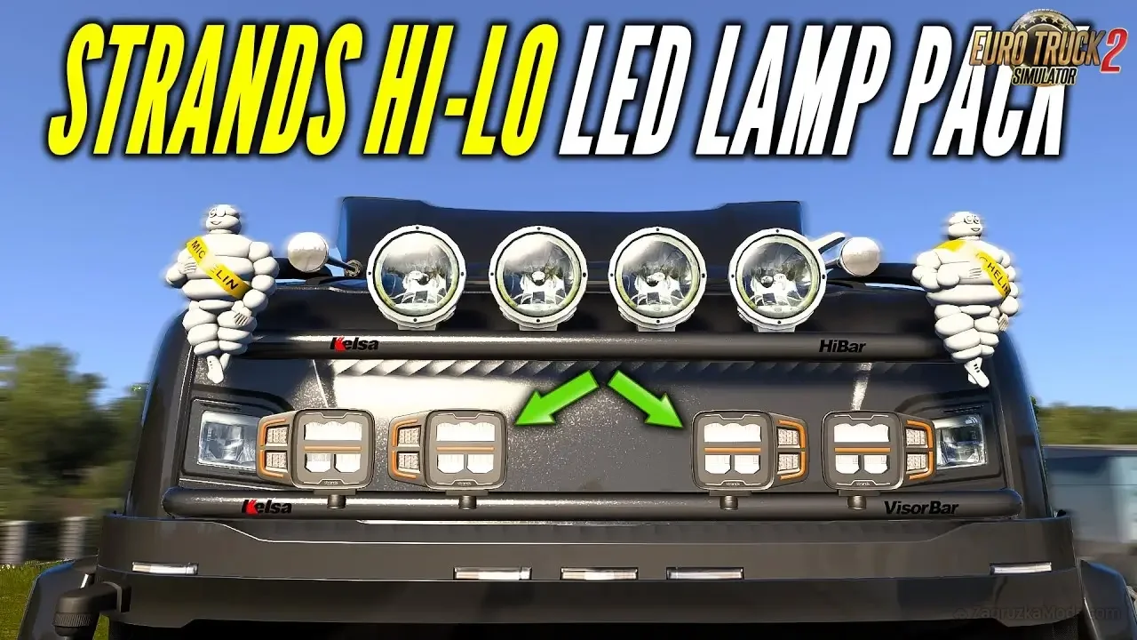 Strands HI-LO LED Lamp Pack v1.60 (1.60.x) for ETS2 Strands HI-LO LED Lamp Pack v1.60 (1.60.x) for ETS2
