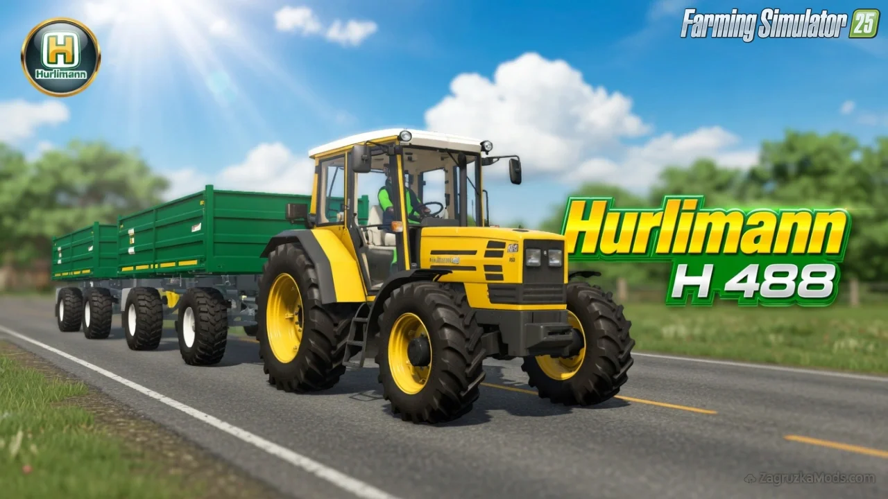 Hurlimann H 488 Tractor v1.1 for FS25