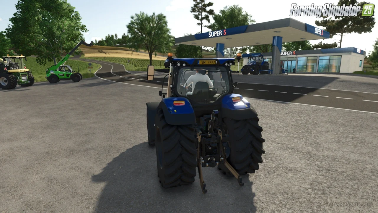 New Holland T7 SWB Tractor v1.2 for FS25 New Holland T7 SWB Tractor v1.2 for FS25
