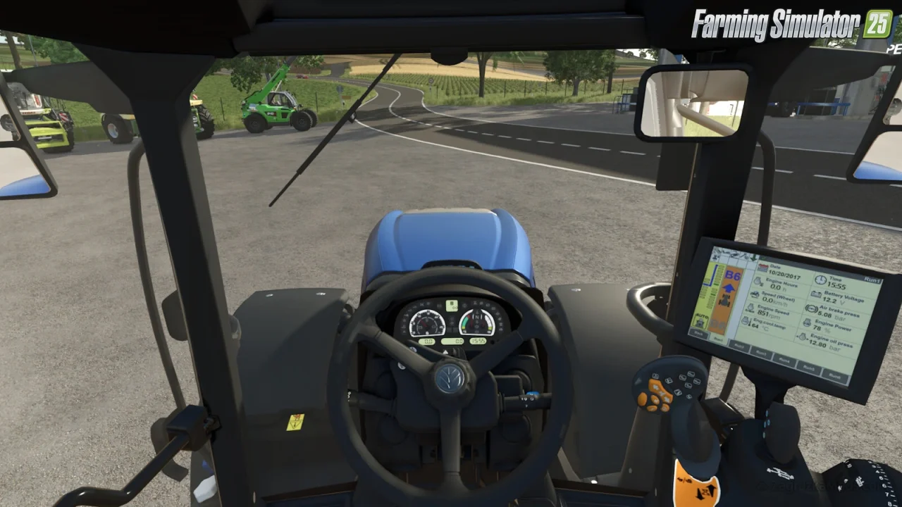 New Holland T7 SWB Tractor v1.2 for FS25 New Holland T7 SWB Tractor v1.2 for FS25