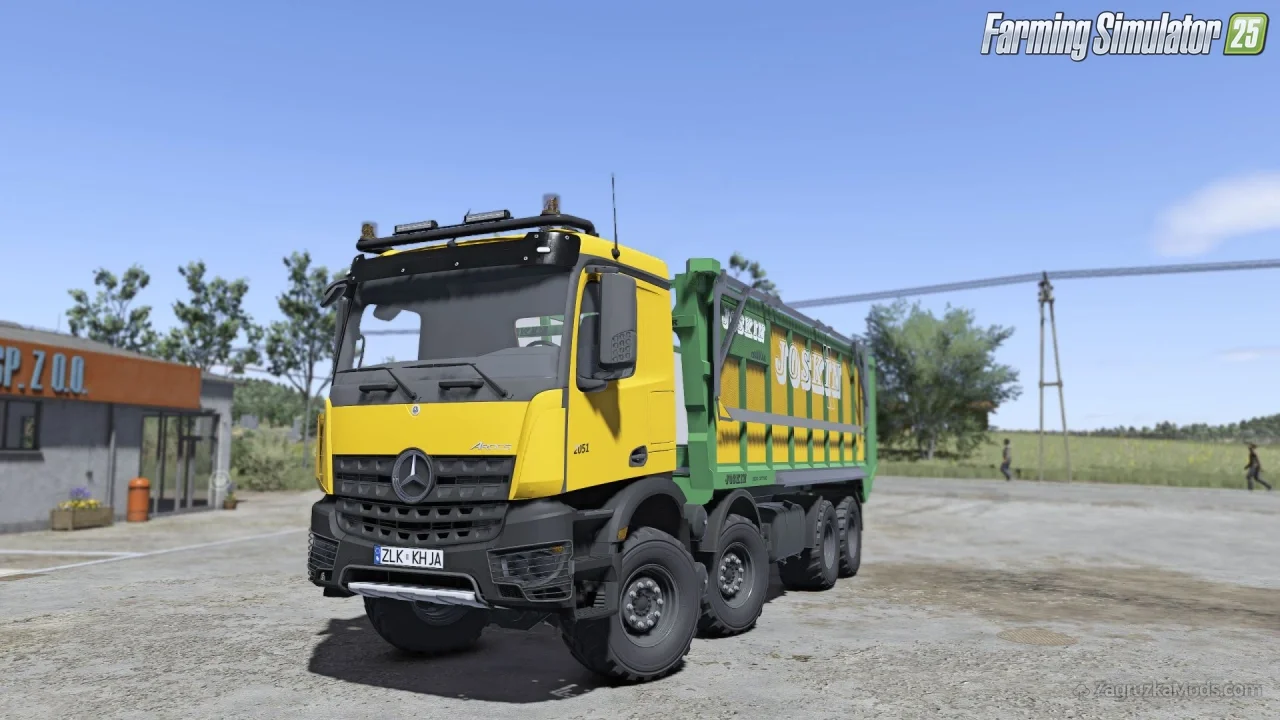 Mercedes Benz Arocs Agrar Truck v1.0.0.1 for FS25 Mercedes Benz Arocs Agrar Truck v1.0.0.1 for FS25