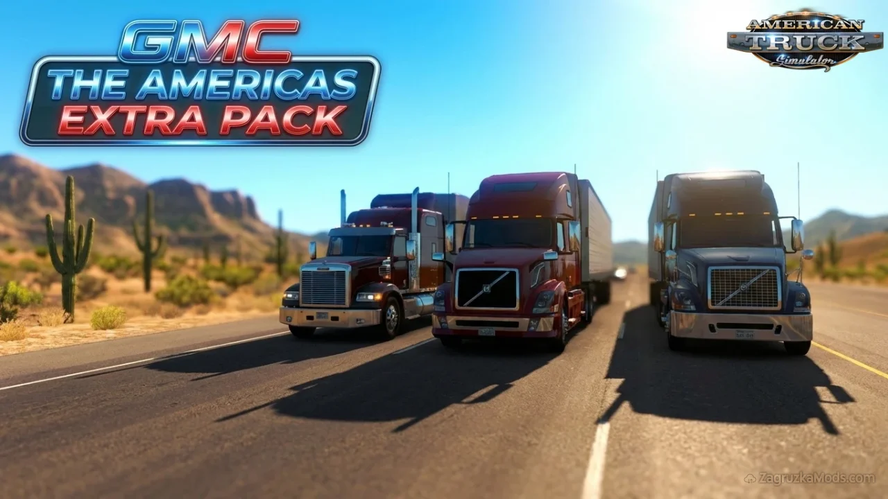 GMC The Americas Extra Pack v1.60 (1.60.x) for ATS GMC The Americas Extra Pack v1.60 (1.60.x) for ATS