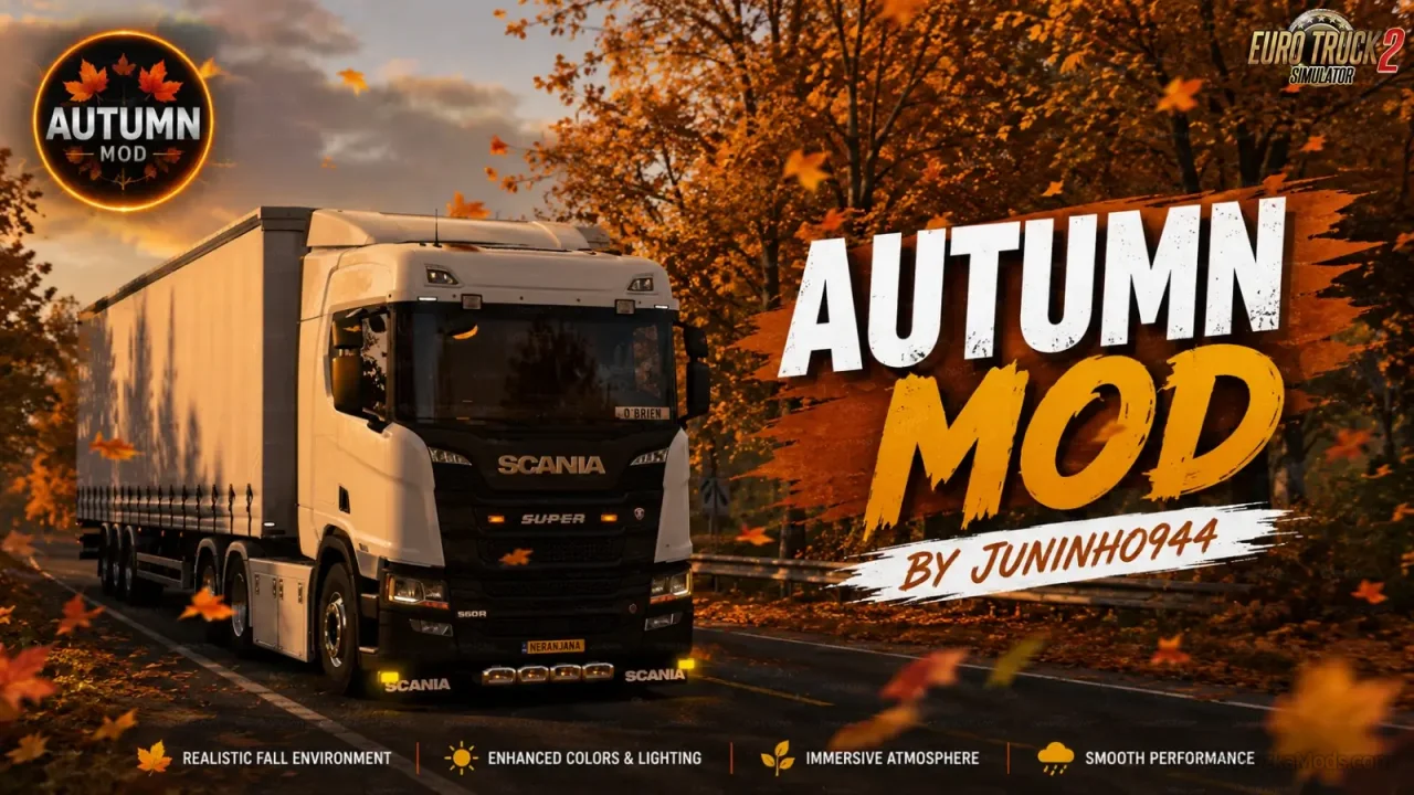 Autumn Mod v1.0 By juninho944 (1.60.x) for ETS2