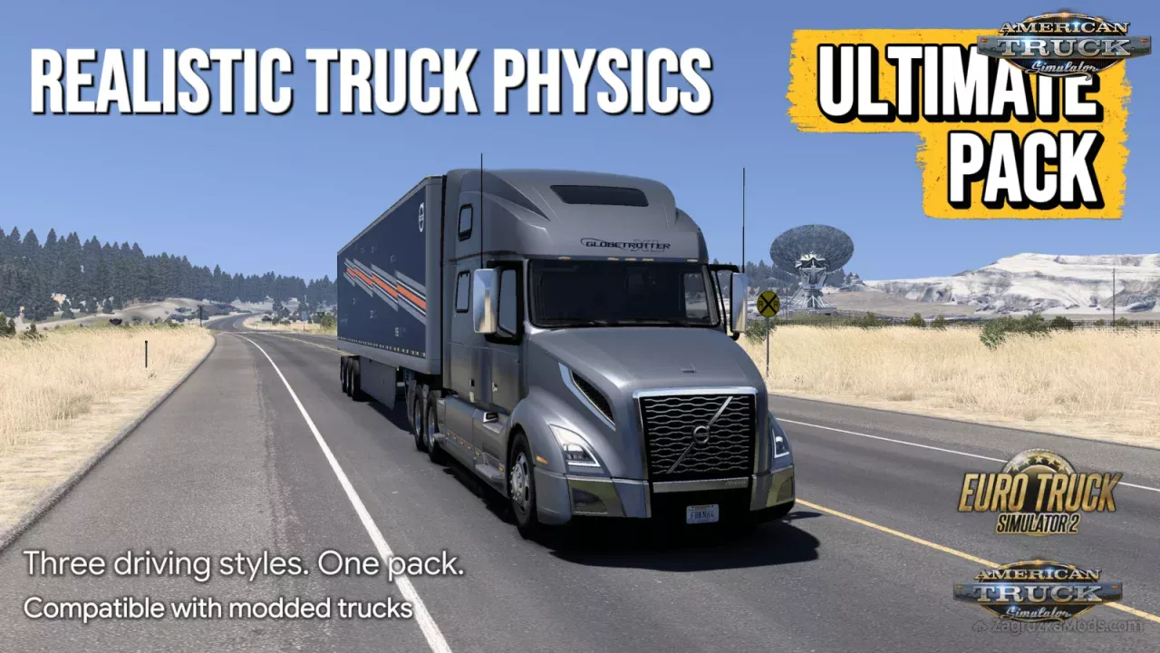 Realistic Truck Physics Ultimate Pack v1.5 (1.60.x) for ATS
