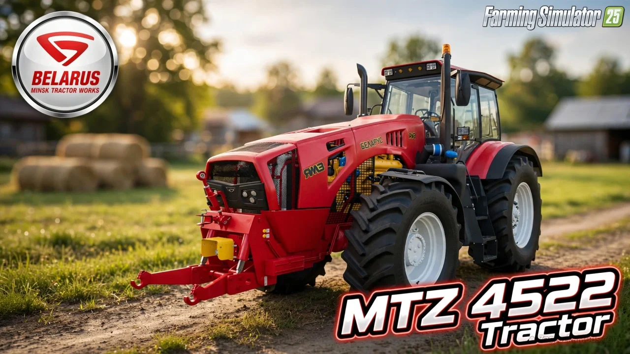MTZ 4522 Tractor v1.1.1.1 for FS25