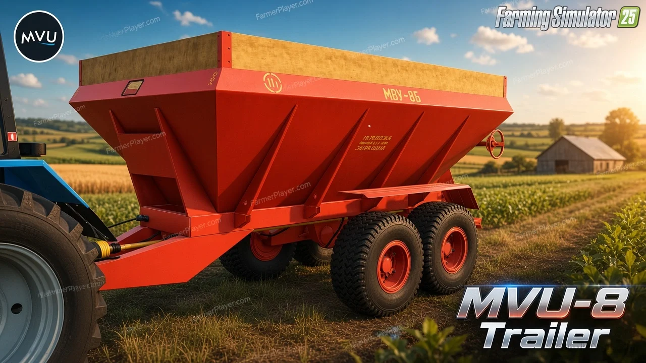 MVU-8 Trailer v1.0.0.5 for FS25 MVU-8 Trailer v1.0.0.5 for FS25