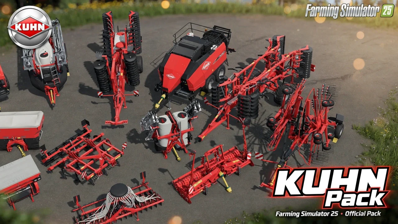 KUHN Pack v1.0 for FS25 KUHN Pack v1.0 for FS25