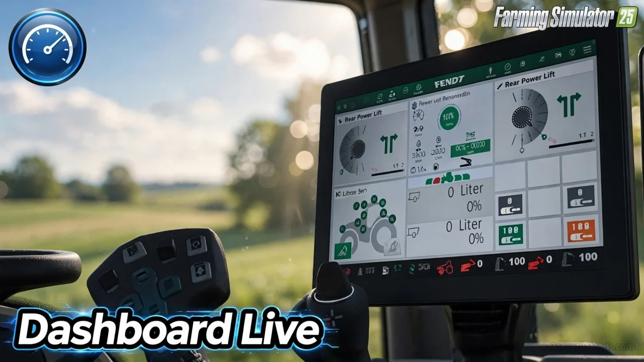 Dashboard Live v2.1.0.1 for FS25 Dashboard Live v2.1.0.1 for FS25