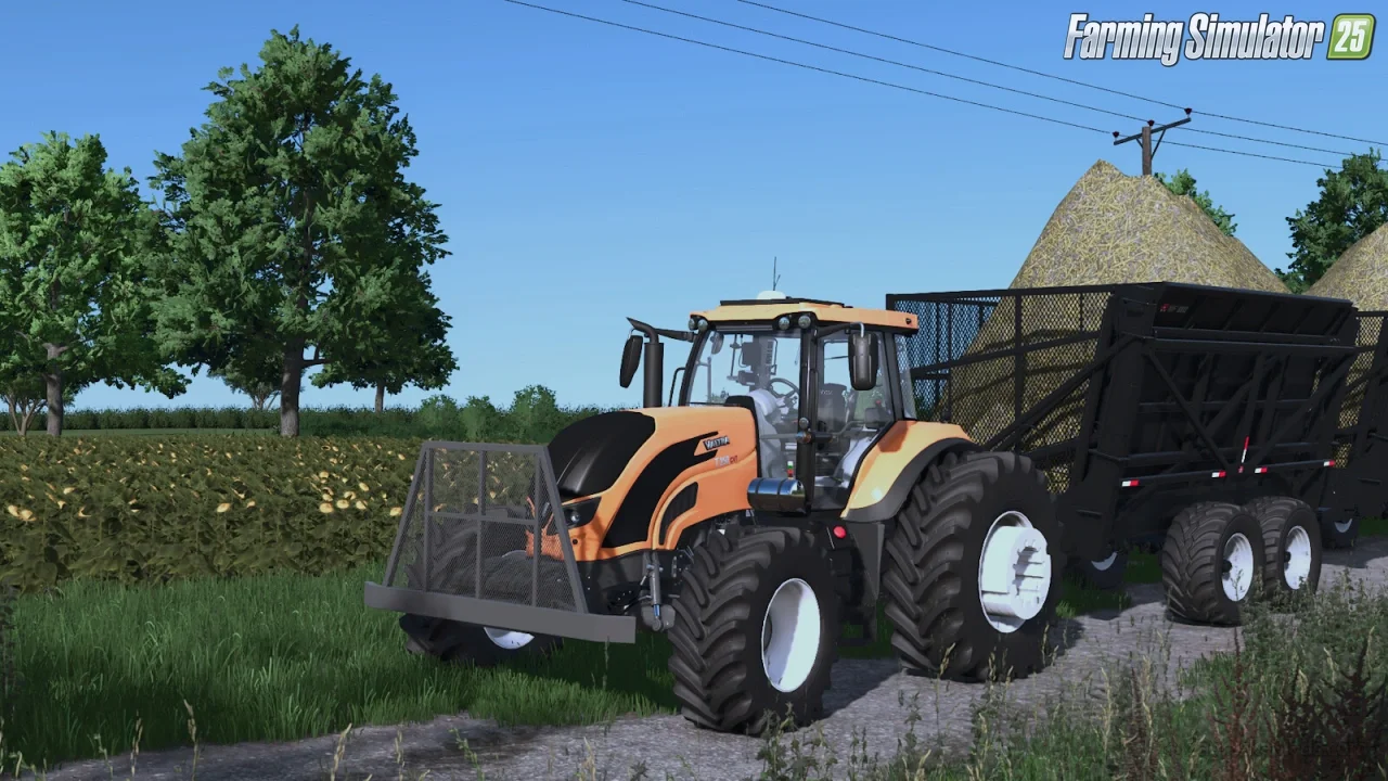 Valtra T Series CVT South America Tractor v1.1 for FS25 Valtra T Series CVT South America Tractor v1.1 for FS25