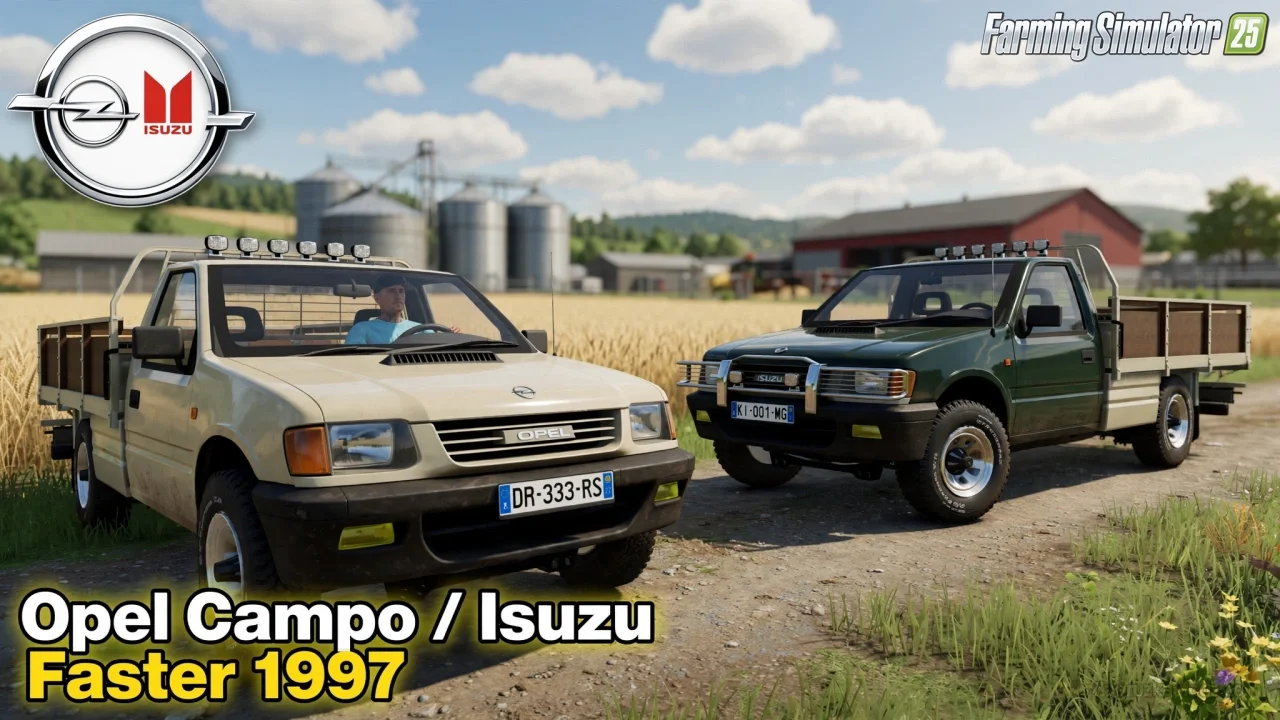 Opel Campo / Isuzu Faster 1997 v3.0 for FS25 Opel Campo / Isuzu Faster 1997 v3.0 for FS25
