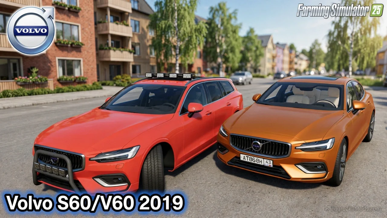 Volvo S60/V60 2019 v1.0.0.1 for FS25 Volvo S60/V60 2019 v1.0.0.1 for FS25