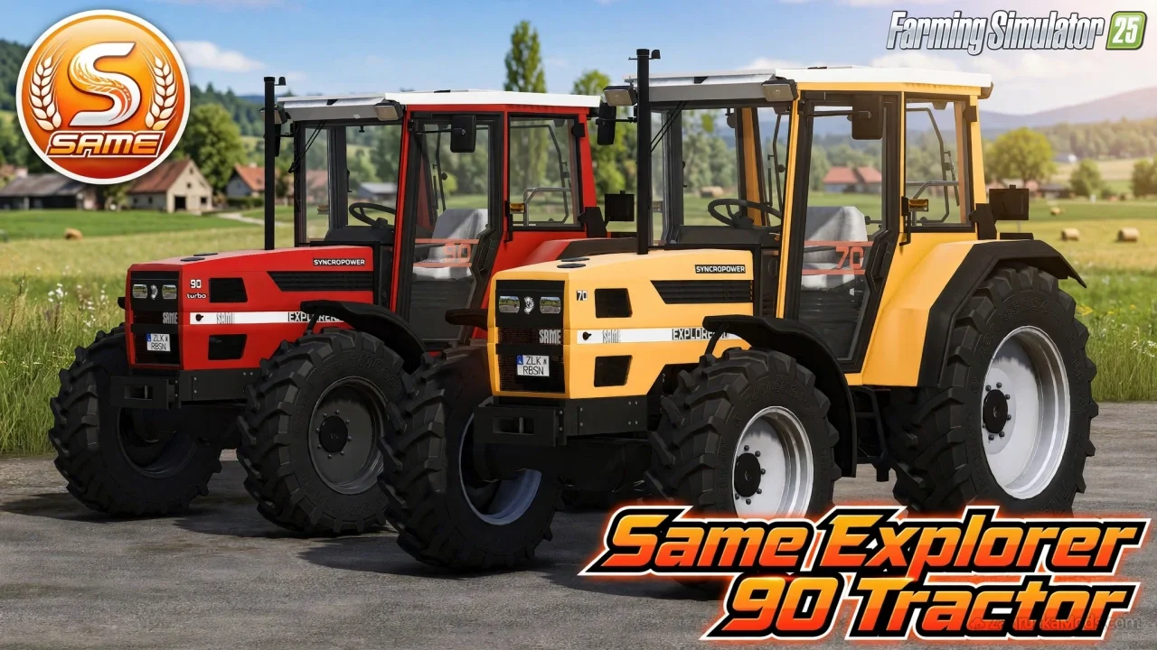 Same Explorer 90 Tractor v1.1 for FS25