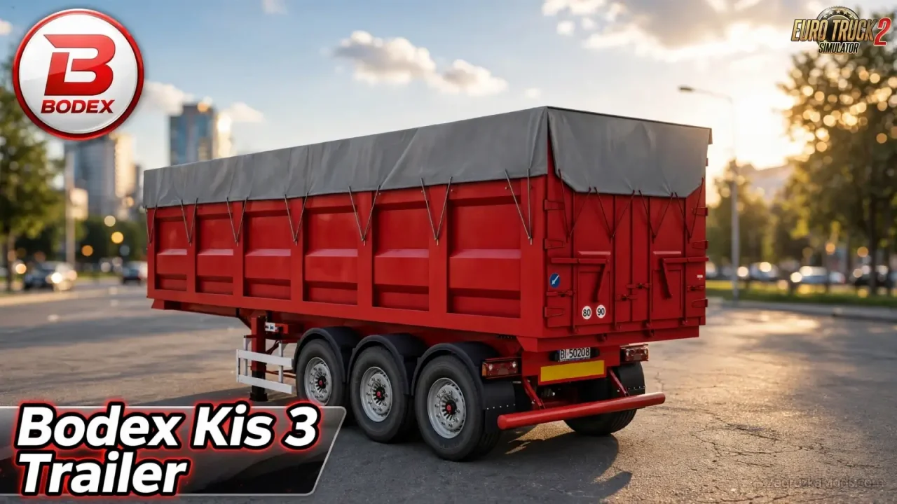 Bodex Kis 3 Trailer v4.0 (1.60.x) for ETS2