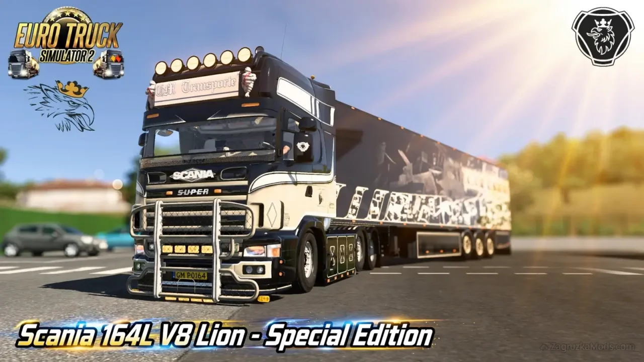 Scania Lion 164L V8 Special Megamod v1.2 (1.60.x) for ETS2