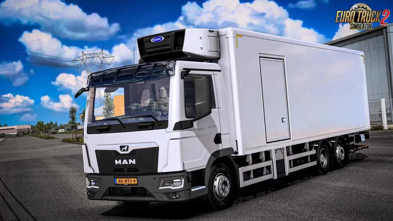 Man TGL 6x2 Truck + Interior v1.4 (1.60.x) for ETS2