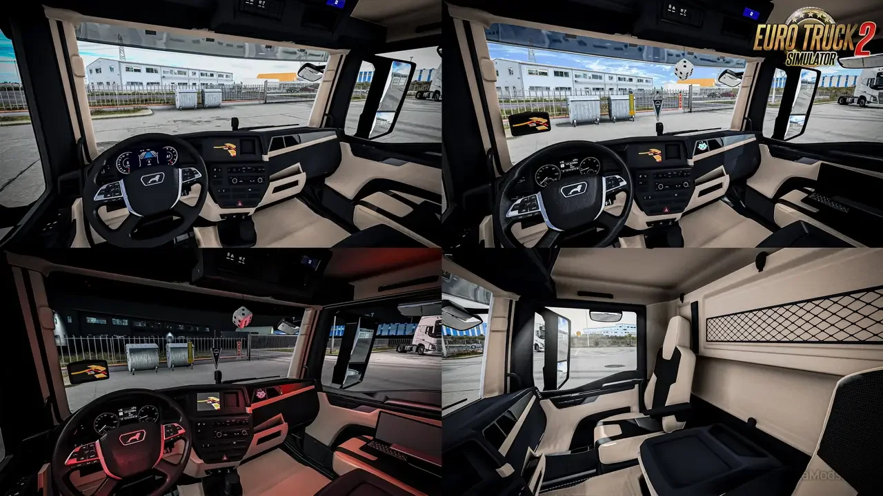 Man TGL 6x2 Truck + Interior v1.4 (1.60.x) for ETS2