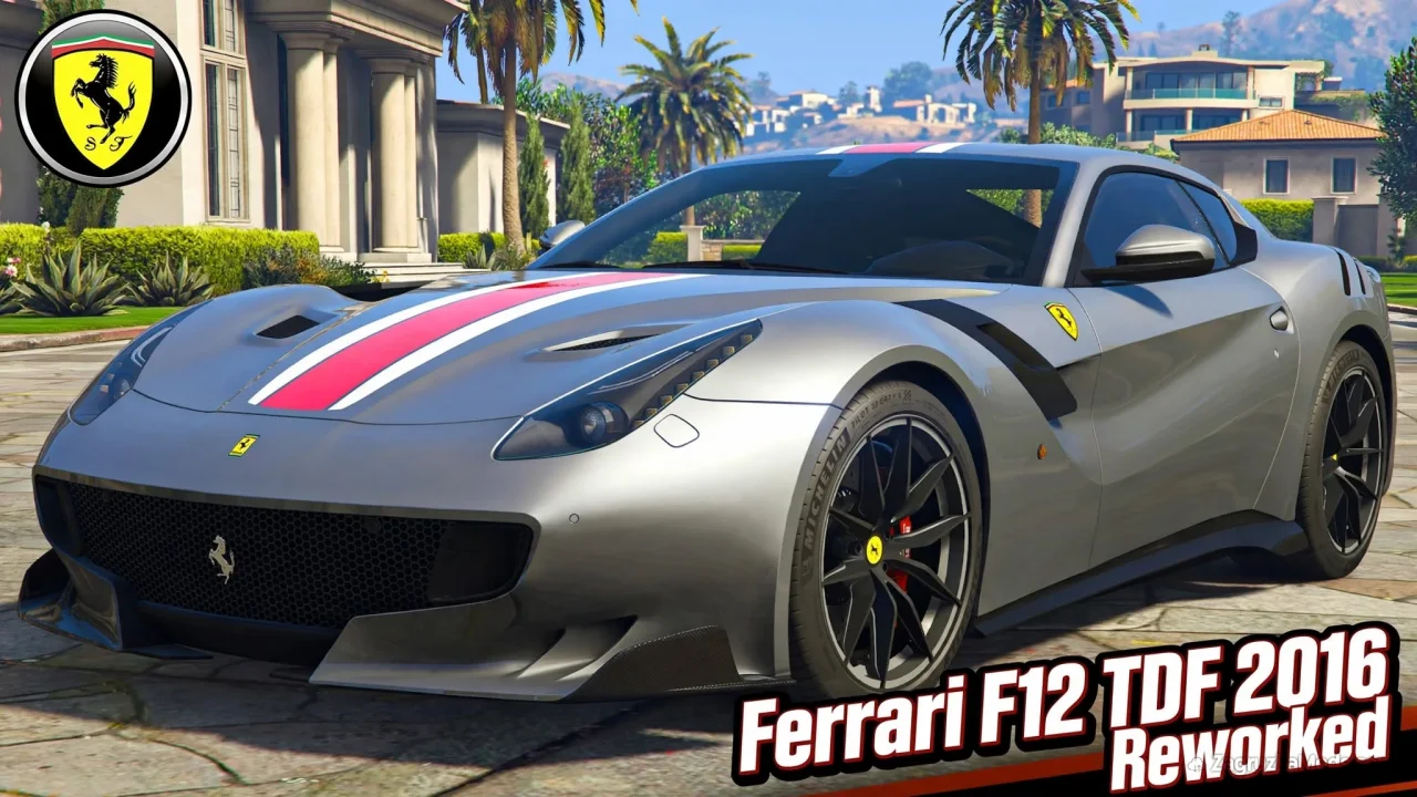 Ferrari F12 TDF 2016 Reworked v1.0 for GTA 5