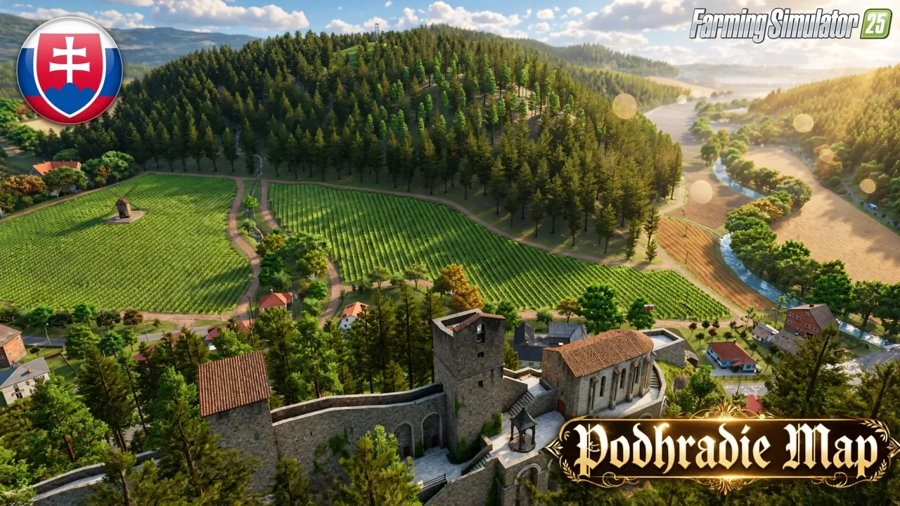 Podhradie Map v2.0.0.9 for FS25