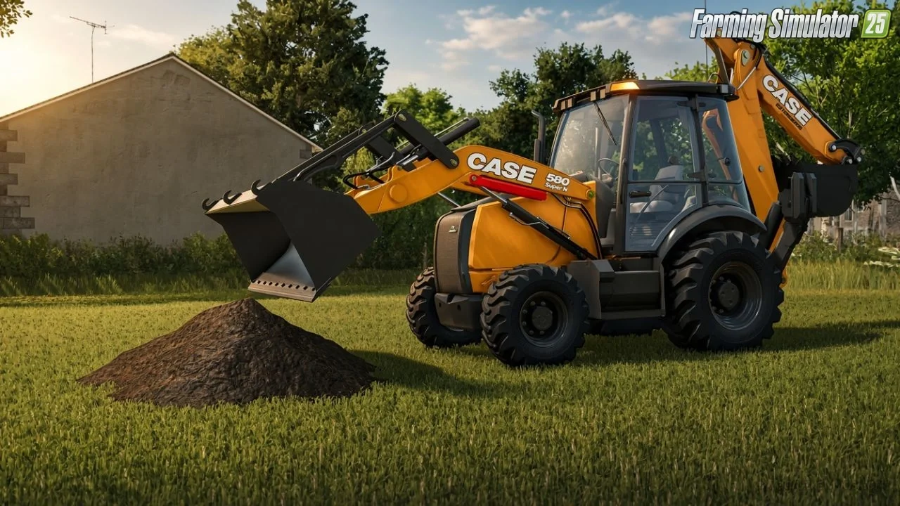 Case 580 Super N Deluxe v1.0.0.5 for FS25