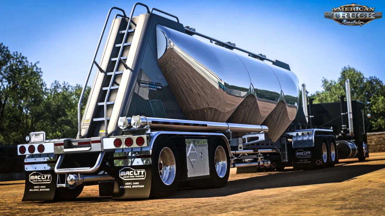 Mac LTT Trailers v1.0 By KSW Mods (1.60.x) for ATS