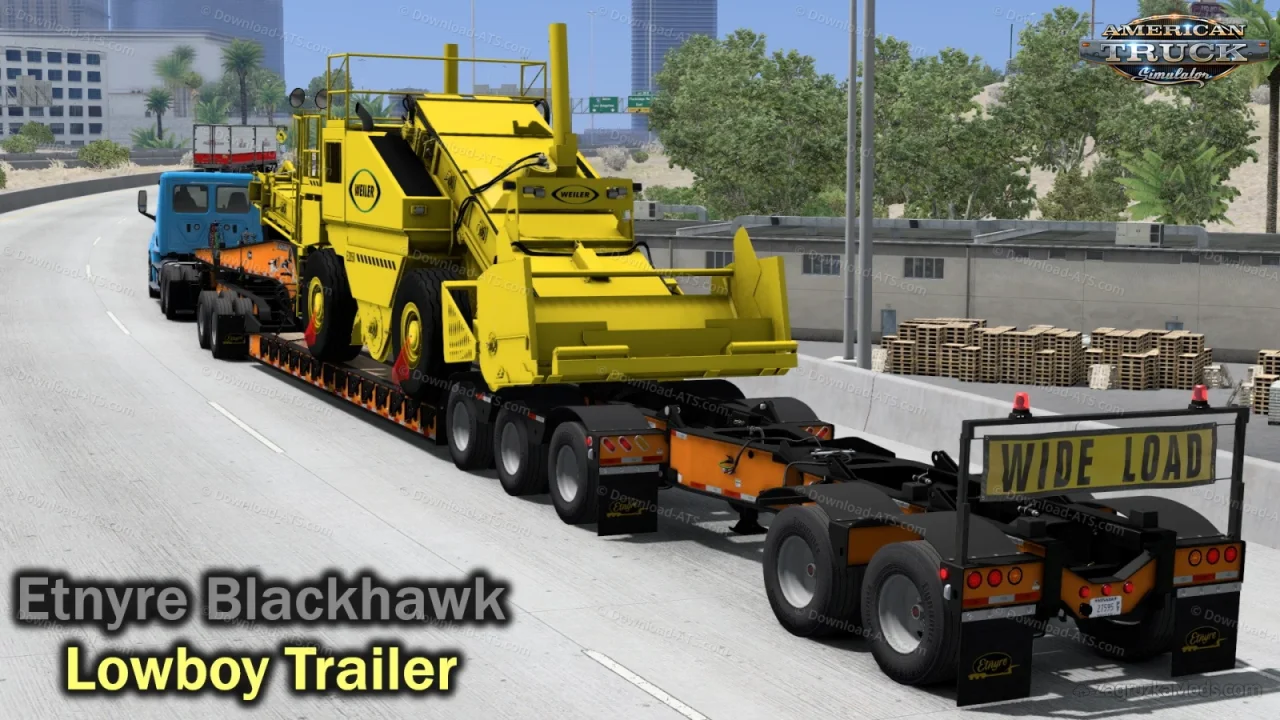 Etnyre Blackhawk Lowboy Trailer v4.4 (1.60.x) for ATS