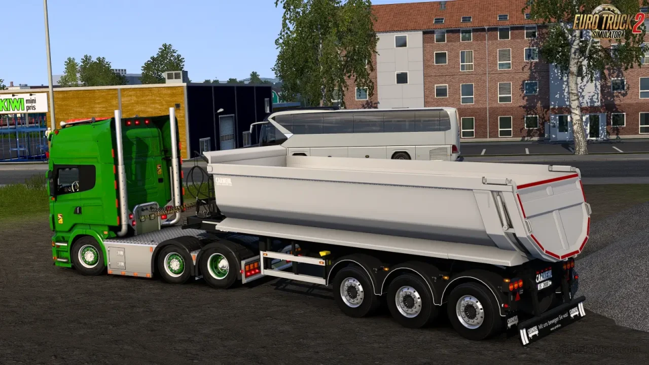 Carnehl Halfpipe Tipper Trailer v2.5 (1.60.x) for ETS2