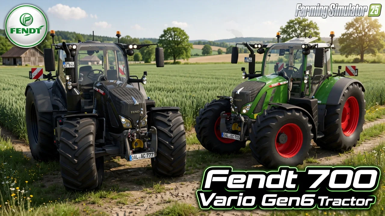 Fendt 700 Vario Gen6 Tractor v1.4 for FS25