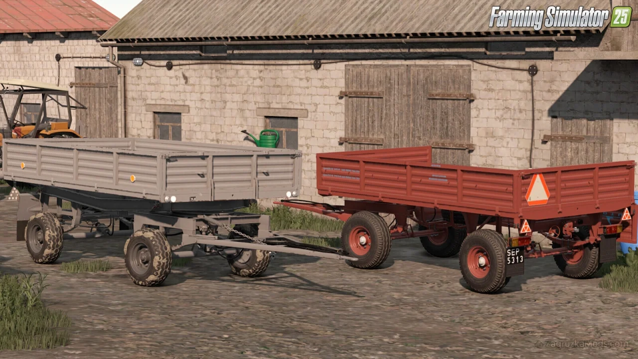Lizard D-46 and Lizard D-47 Trailers v1.1.0.1 for FS25