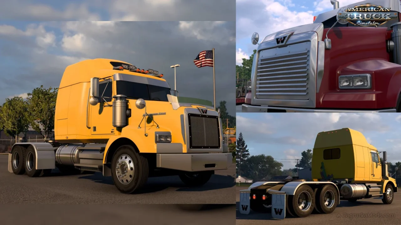 Western Star 4900 Truck v1.1 By Jon Ruda (1.61.x) for ATS