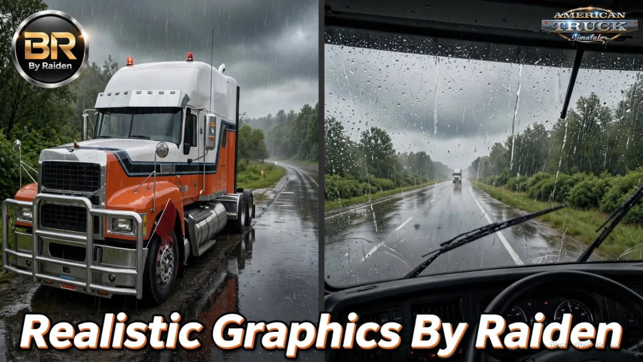 Realistic Graphics v55.0 By Raiden (1.60.x) for ATS
