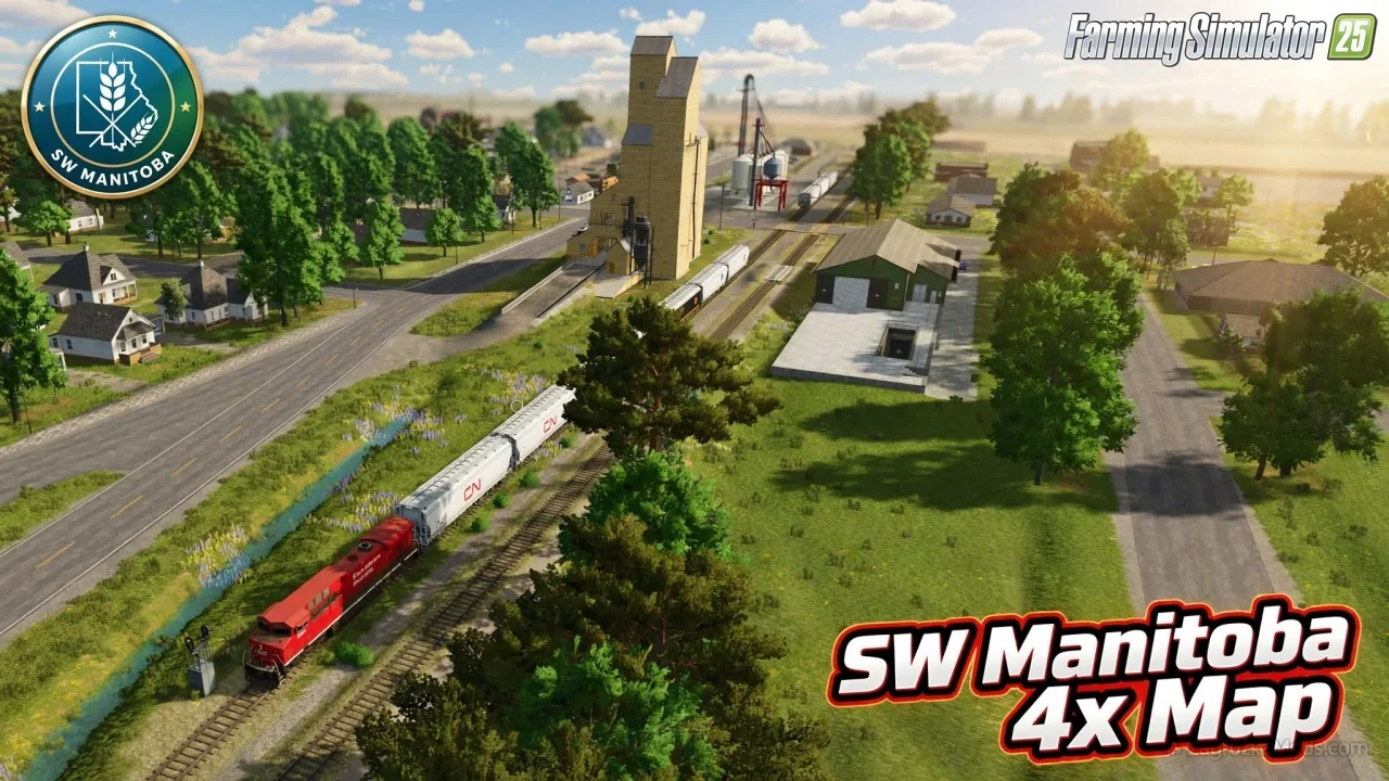 SW Manitoba 4x Map v1.0.0.3 for FS25